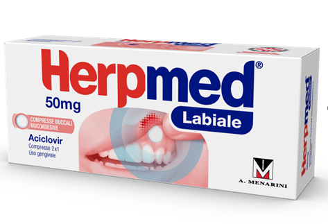HERPMED LABIALE*2CPR BUCC 50MG - Farmacia-flash.it
