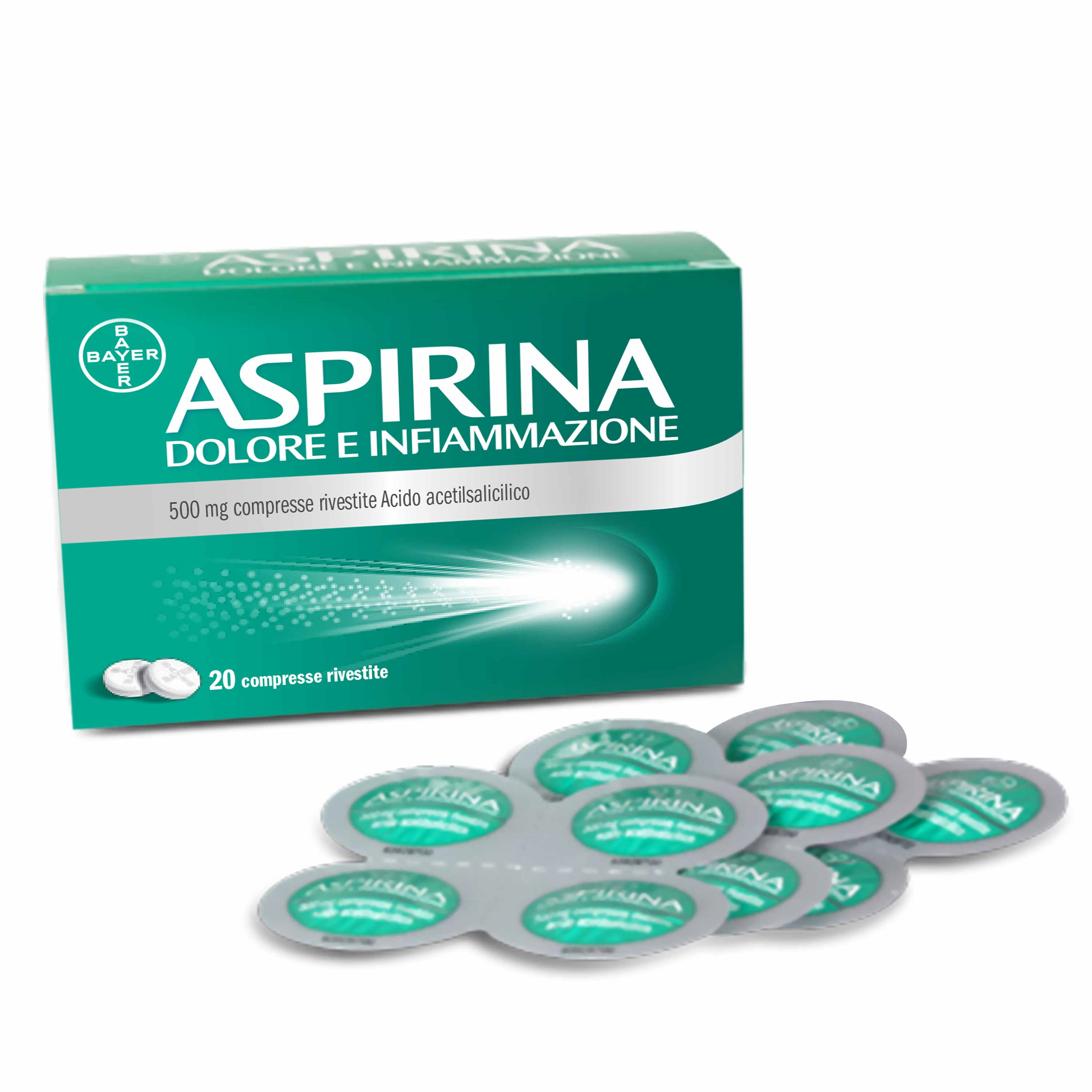 ASPIRINA DOLORE INF*20CPR500MG - Farmacia-flash.it