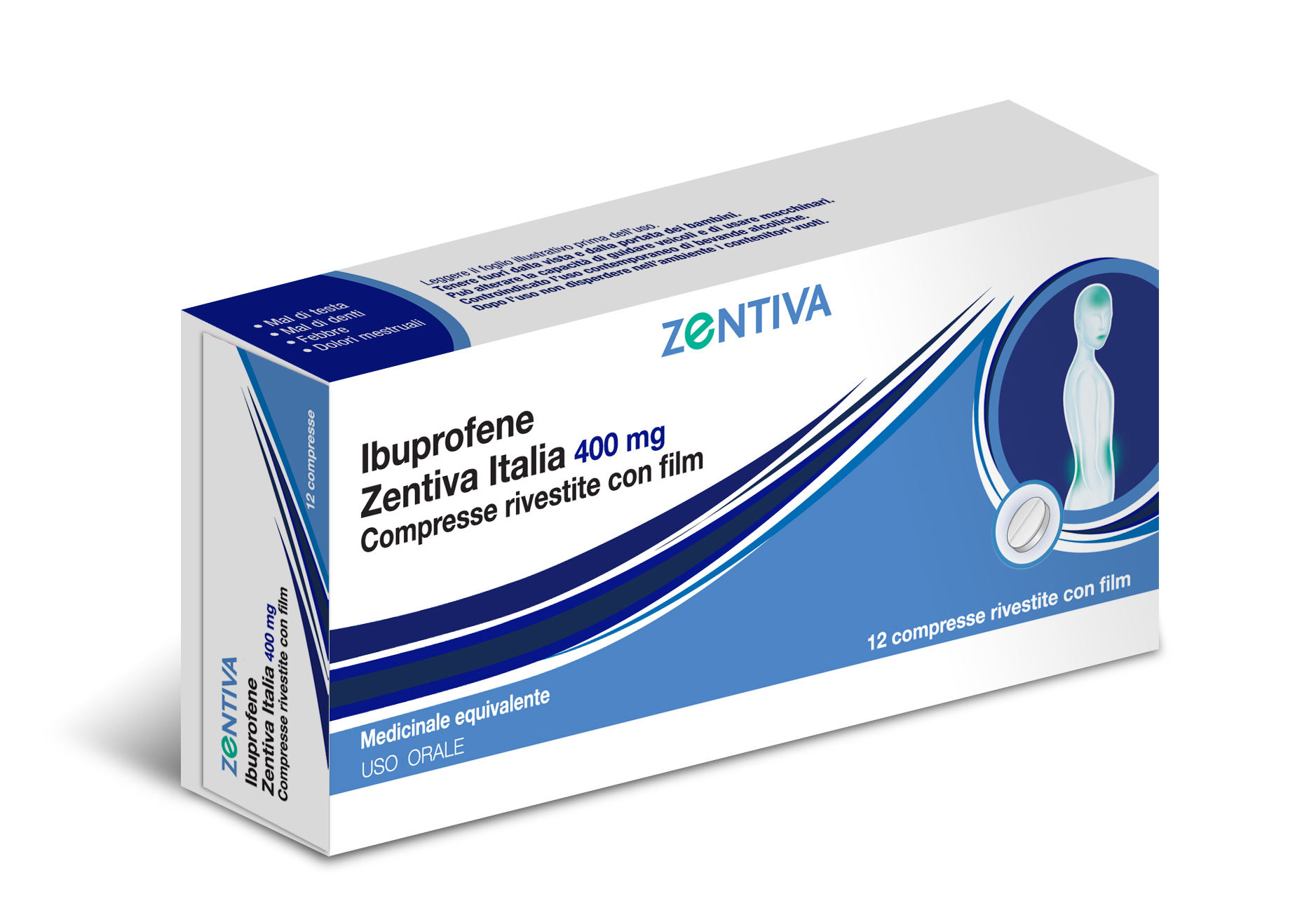 IBUPROFENE ZENT IT*12CPR 400MG - Farmacia-flash.it