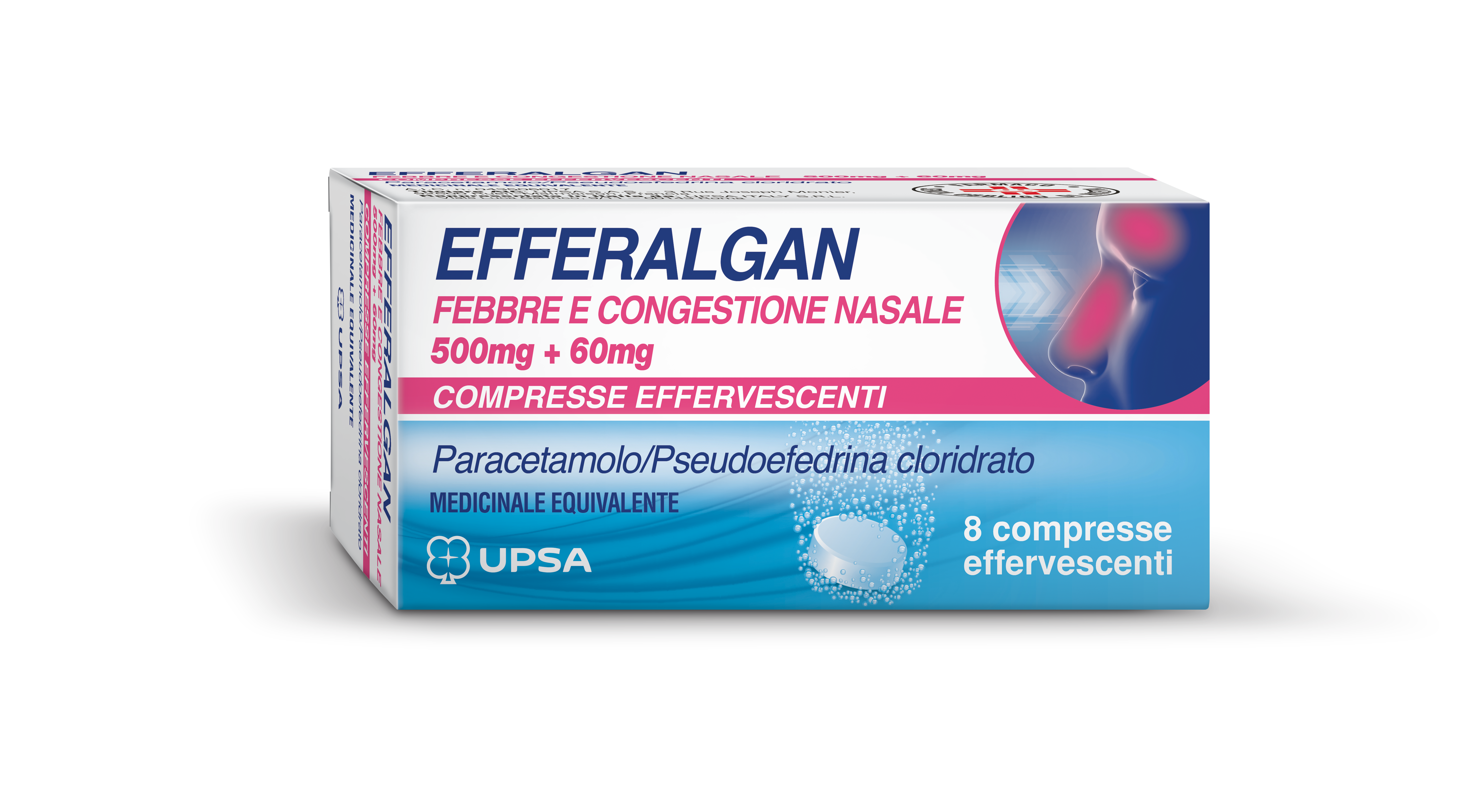 LEVIOFLU*8CPR EFF 500MG+60MG - Farmacia-flash.it