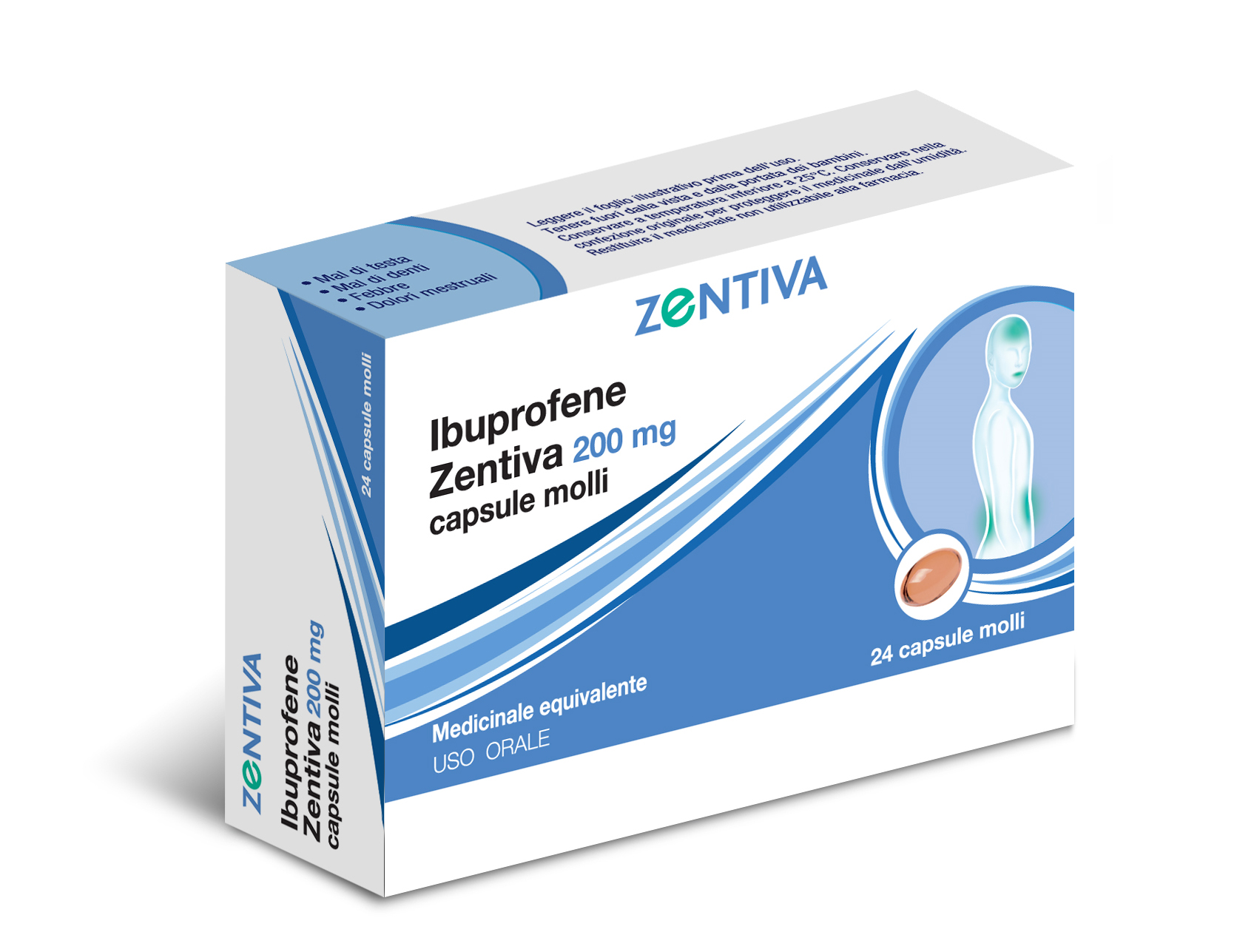 IBUPROFENE ZEN*24CPS MOL 200MG - Farmacia-flash.it