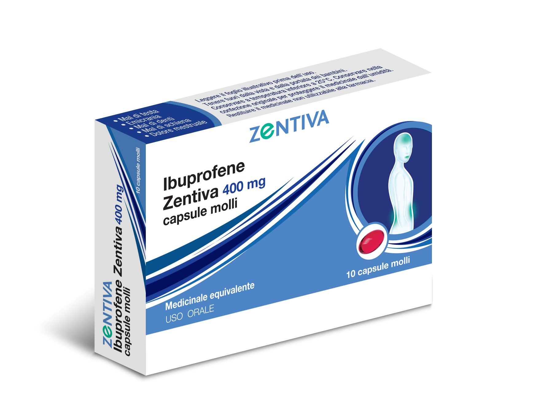 IBUPROFENE ZEN*10CPS MOL 400MG - Farmacia-flash.it