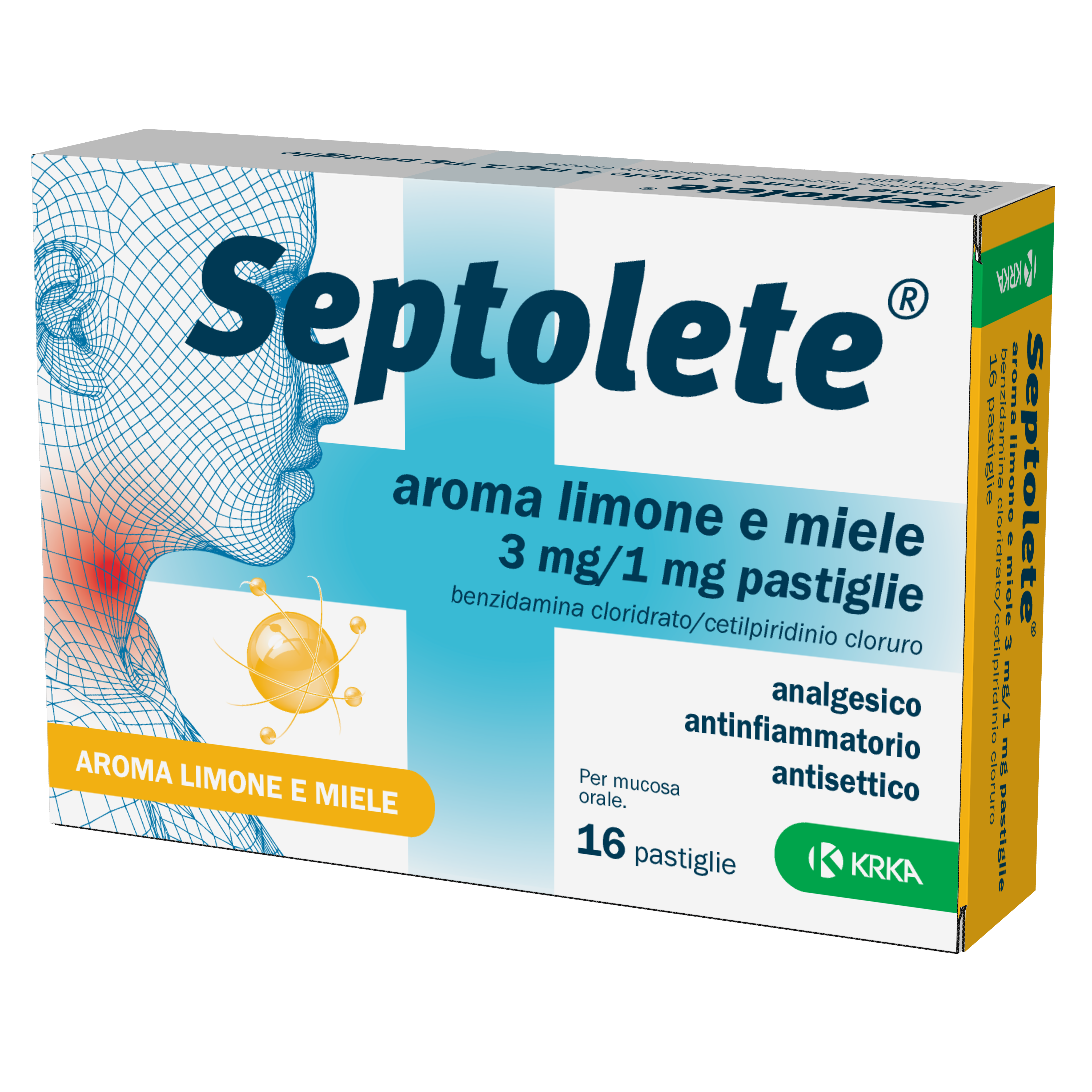 SEPTOLETE*16PAST 3+1MG LIM MIE - Farmacia-flash.it