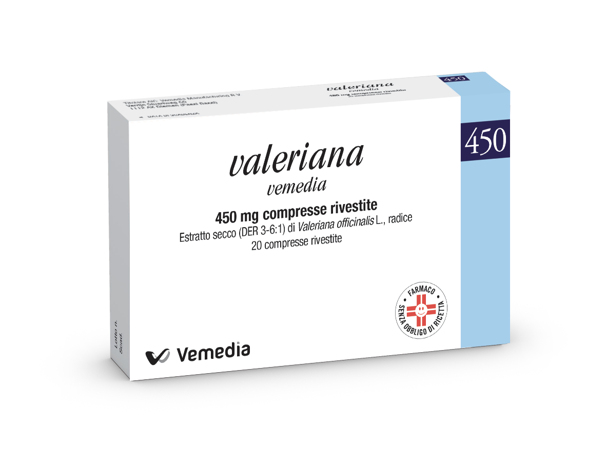 VALERIANA VEMEDIA*20CPR RIV450 - Farmacia-flash.it