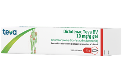DICLOFENAC TEVA*GEL 60G 10MG/G - Farmacia-flash.it
