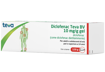DICLOFENAC TEVA*GEL120G 10MG/G - Farmacia-flash.it