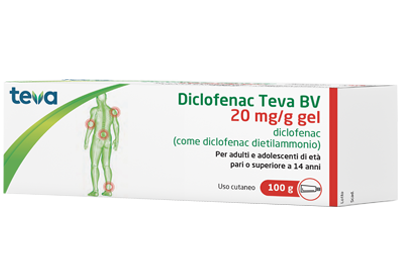 DICLOFENAC TEVA*GEL100G 20MG/G - Farmacia-flash.it