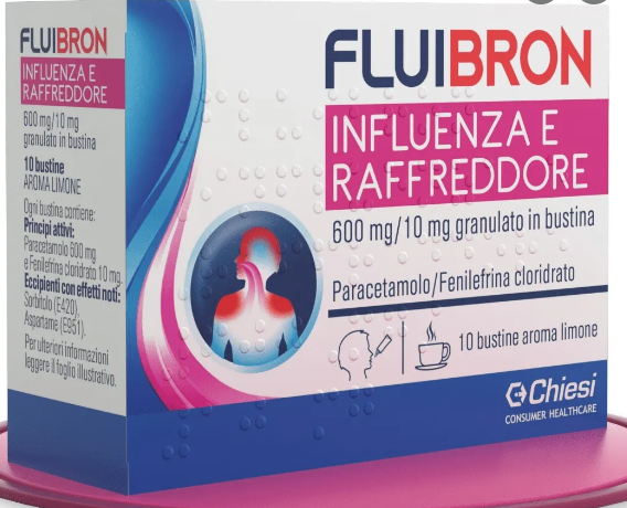 FLUIBRON INFLUENZA E RAFF*10BS - Farmacia-flash.it