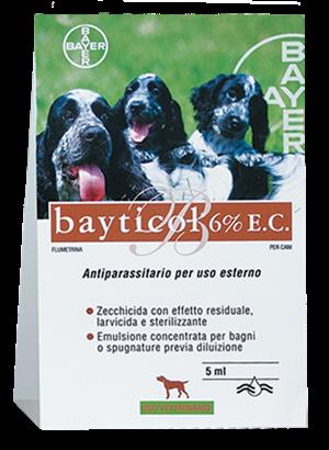 BAYTICOL 6%E.C.*FL VETRO 5ML - Farmacia-flash.it
