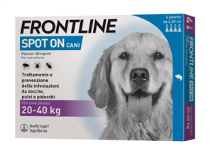 FRONTLINE*4PIP 20-40KG CANI - Farmacia-flash.it