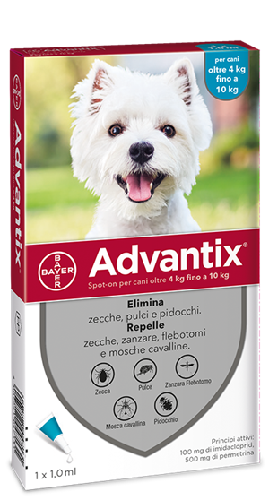 ADVANTIX SPOT ON*1PIP 4-10KG - Farmacia-flash.it