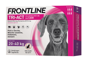 FRONTLINE TRI-ACT*6PIP 20-40KG - Farmacia-flash.it