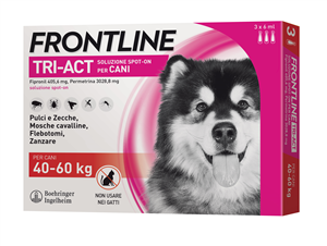 FRONTLINE TRI-ACT*3PIP 40-60KG - Farmacia-flash.it