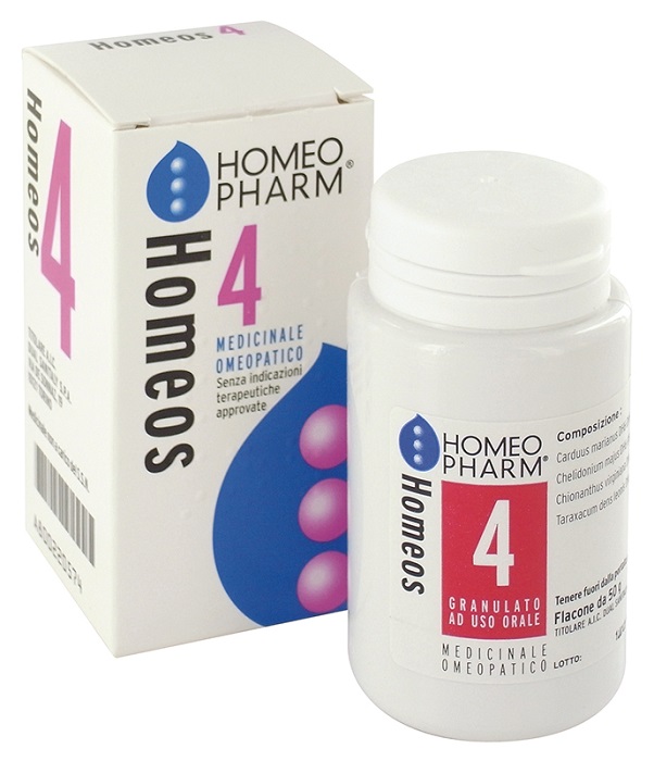 HOMEOS 4 GRANULI 50 G - Farmacia-flash.it