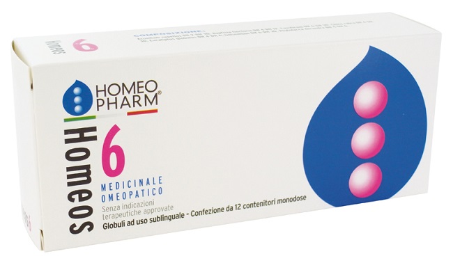 HOMEOS 6 GLOBULI 15 TUBI - Farmacia-flash.it