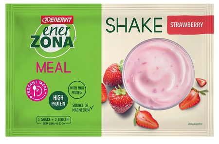 ENERZONA INSTANT MEAL FRAGOLA YOGHURT 1 BUSTA DA 50 GRAMMI - Farmacia-flash.it