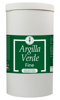 ARGILLA VERDE FINE 1 KG - Farmacia-flash.it