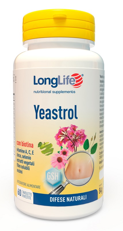 LONGLIFE YEASTROL 60 TAVOLETTE - Farmacia-flash.it