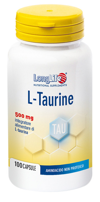 LONGLIFE LTAURINE 500 MG 100 CAPSULE - Farmacia-flash.it