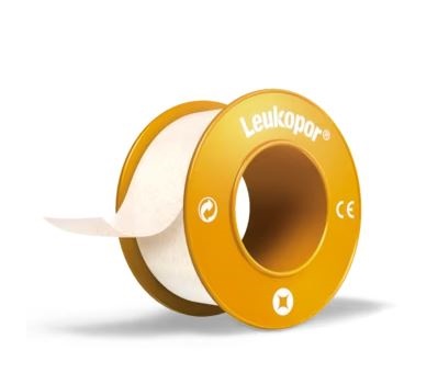 CEROTTO IN ROCCHETTO LEUKOPOR IPOALLERGENICO TESSUTO NON TESSUTO BIANCO 2,5X920 CM CON DISPENSER - Farmacia-flash.it