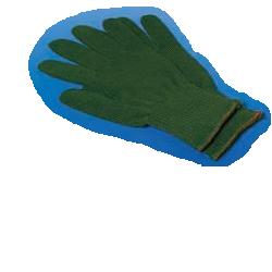 GUANTO IN PURO COTONE MISURA 7,5 IN FILO VERDE TRASPIRANTE ED ASSORBENTE 50 PEZZI - Farmacia-flash.it