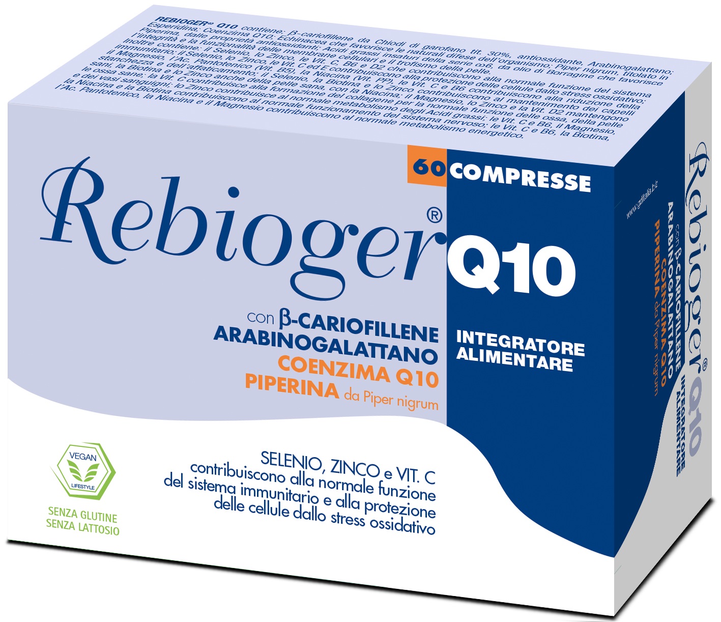 REBIOGER Q10 60 COMPRESSE - Farmacia-flash.it