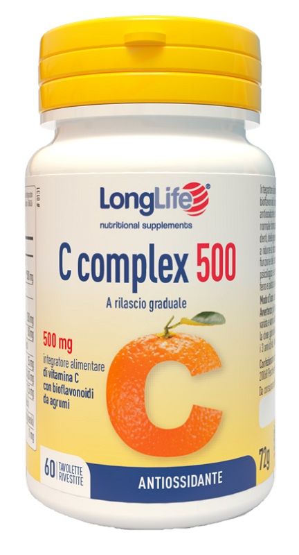 LONGLIFE C COMPLEX 500 TIME RELEASED 60 TAVOLETTE - Farmacia-flash.it