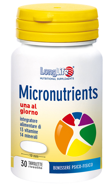 LONGLIFE MICRONUTRIENTS 30 TAVOLETTE - Farmacia-flash.it