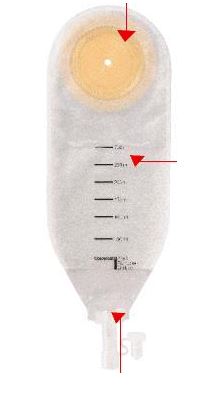 SACCA PER DRENAGGIO DELLE FERITE COLOPLAST CAPACITA' MINI 100ML 20 PEZZI ARTICOLO 2240 - Farmacia-flash.it