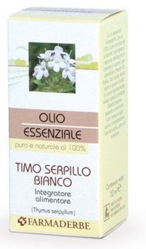 FARMADERBE OLIO ESSENZIALE TIMO SERPILLO BIANCO 10 ML - Farmacia-flash.it