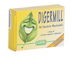 DIGERMILL 30 TAVOLETTE MASTICABILI - Farmacia-flash.it