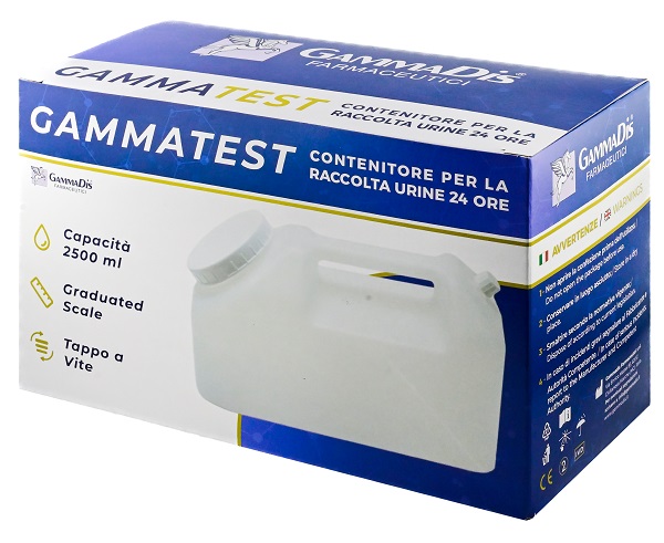 CONTENITORE STERILE PER LA RACCOLTA URINA GAMMASI 24H 2500 ML - Farmacia-flash.it