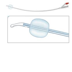 CATETERE VESCICALE FOLEY BRILLANT PLUS AQUAFLAT MASCHILE A PERMANENZA PUNTA TIEMANN 1 FORO LATERALE IN SILICONE 100% CON PALLONCINO DIAMETRO CH14 1 PEZZO - Farmacia-flash.it