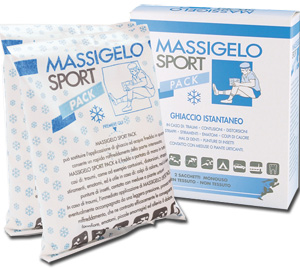 GHIACCIO ISTANTANEO MASSIGELO SPORT PACK 2 BUSTE - Farmacia-flash.it