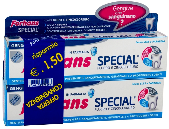 FORHANS SP DENTIF 2X75ML - Farmacia-flash.it