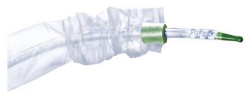 CATETERE VESCICALE IN PVC MONOUSO PER CATETERISMO INTERMITTENTE MOBILE LUBRIFICATO IN GEL CON CAPSULA DI GEL INTEGRATA LUNGHEZZA 40 CM PUNTA TIEMANN CH14 - Farmacia-flash.it