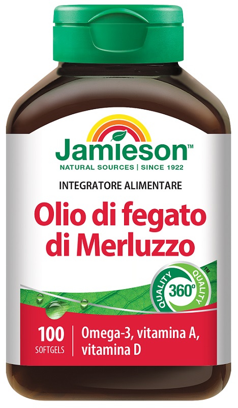 OLIO DI FEGATO DI MERLUZZO 100 PERLE - Farmacia-flash.it