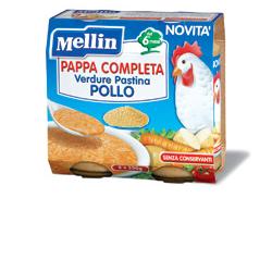 MELLIN PAPPA COMPLETA POLLO 250 G 2 PEZZI - Farmacia-flash.it