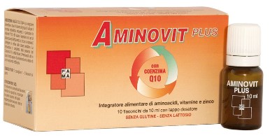 AMINOVIT PLUS COENZIMA Q10 10 FLACONCINI 10 ML - Farmacia-flash.it