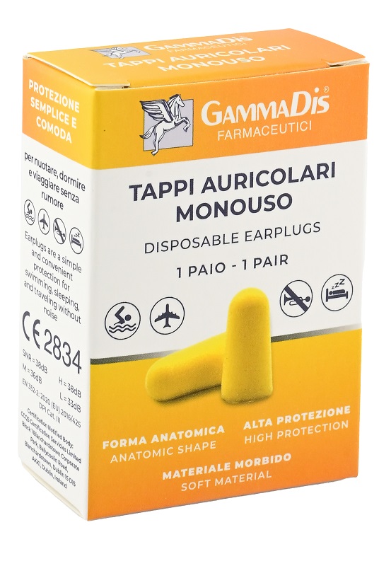 TAPPO AURICOLARE EAR GOMMAPIUMA 2 PEZZI - Farmacia-flash.it