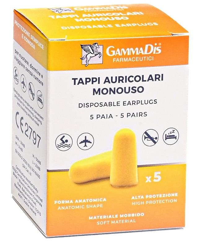 TAPPO AURICOLARE EAR GOMMAPIUMA 10 PEZZI - Farmacia-flash.it