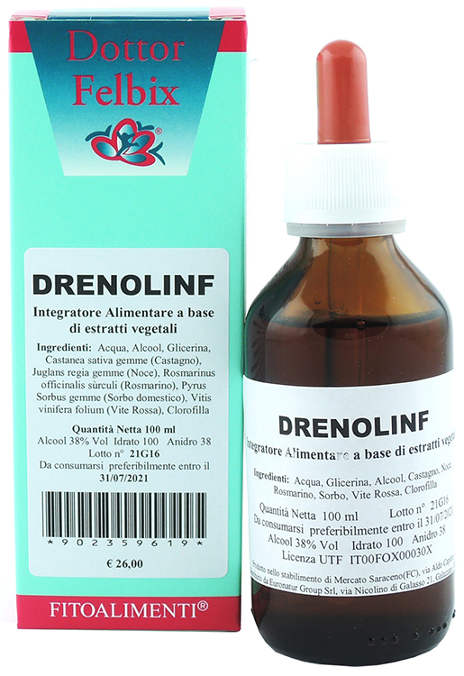 DRENOLINF GOCCE 100 ML - Farmacia-flash.it