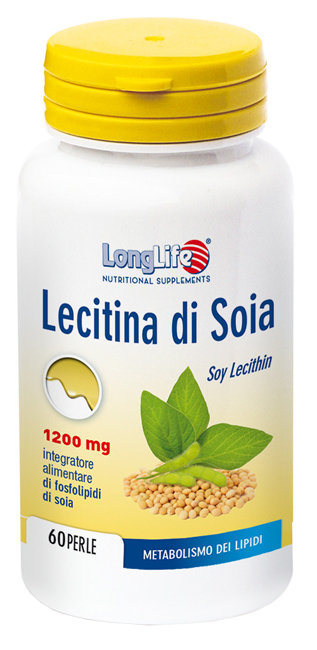 LONGLIFE LECITINA SOIA 60 PERLE - Farmacia-flash.it
