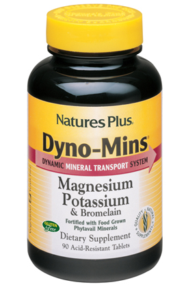 DYNO MINS MAGNESIO/POTASSIO BROMELAINA 90 TAVOLETTE - Farmacia-flash.it