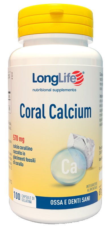 LONGLIFE CORAL CALCIUM 100 CAPSULE - Farmacia-flash.it
