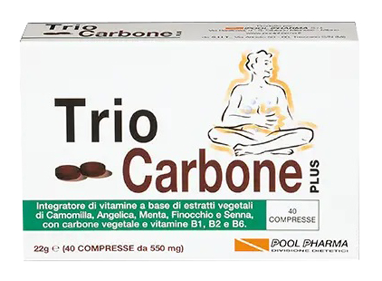 TRIOCARBONE PLUS 40 COMPRESSE - Farmacia-flash.it