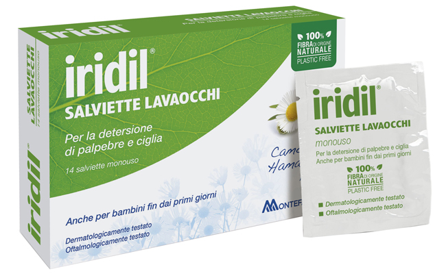 IRIDIL LAVAOCCHI 14 SALVIETTE MONOUSO - Farmacia-flash.it