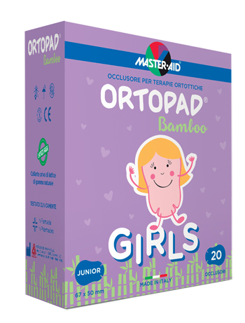 CEROTTO OCULARE PER ORTOTTICA ORTOPAD GIRLS JUNIOR 5X6,7 20 PEZZI - Farmacia-flash.it