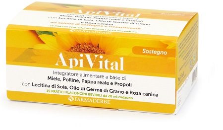 APIVITAL 15 FLACONCINI DA 20 ML 300 ML - Farmacia-flash.it