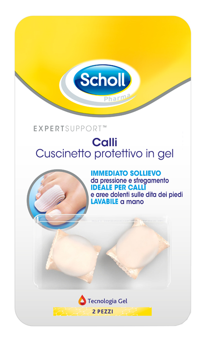 CUSCINETTI PROTETTIVI PER PIEDI CALLI SCHOLL GELACTIV 2 PEZZI - Farmacia-flash.it